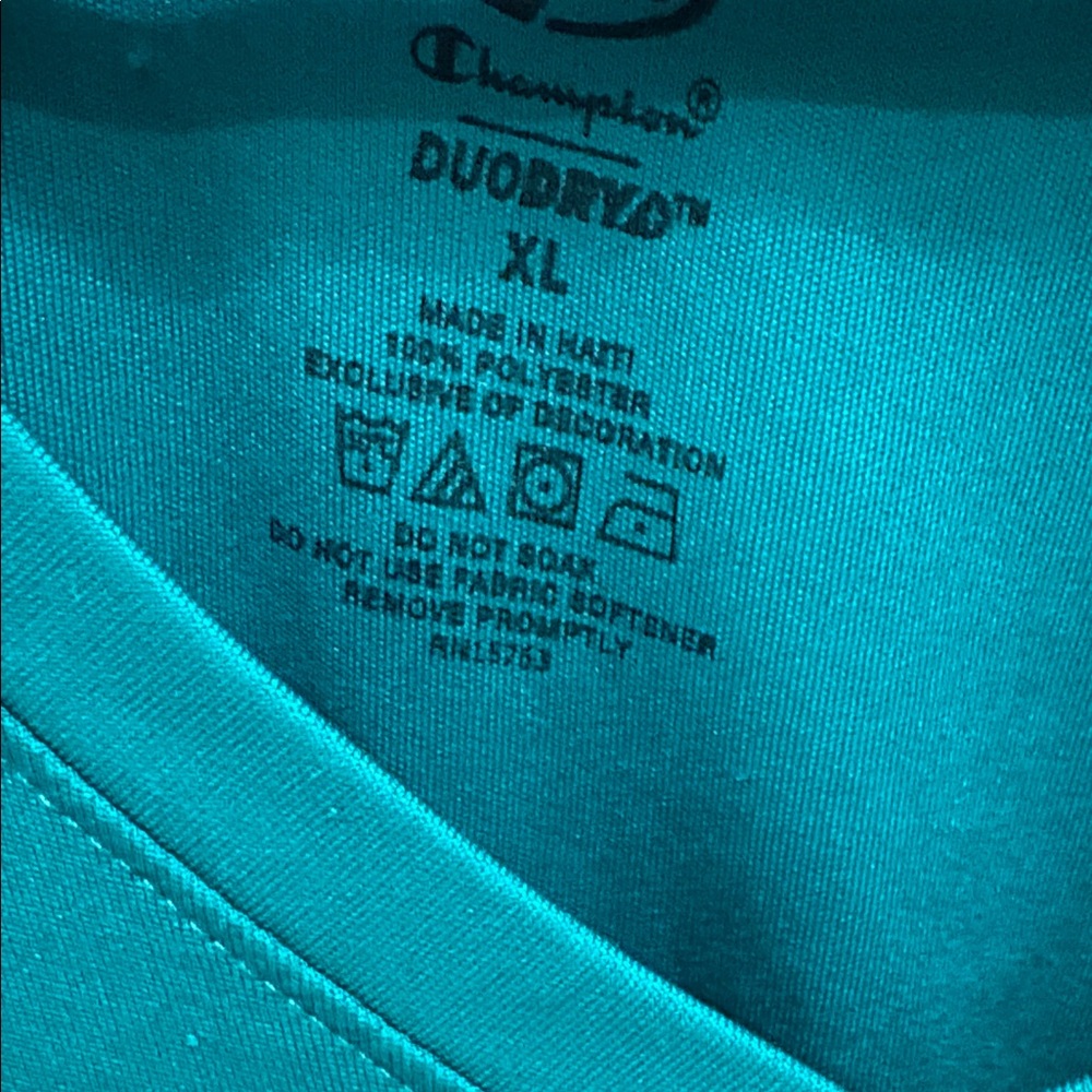 Champion Women's Short Sleeve Tees - Green and Red - Picture 2 of 5